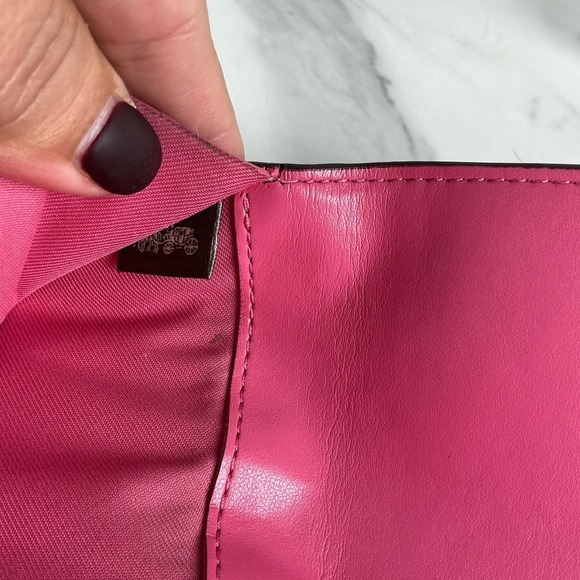 Coach 39745 Pink Fuchsia Leather Women's Wallet - Picture 10 of 10